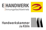 Siegel: E-Handwerk Innungsfachbetrieb und Handwerkskammer zu Köln